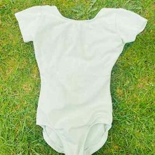 Eurotard Girl's Cotton Blend Leotard in Mint Color Sz S 