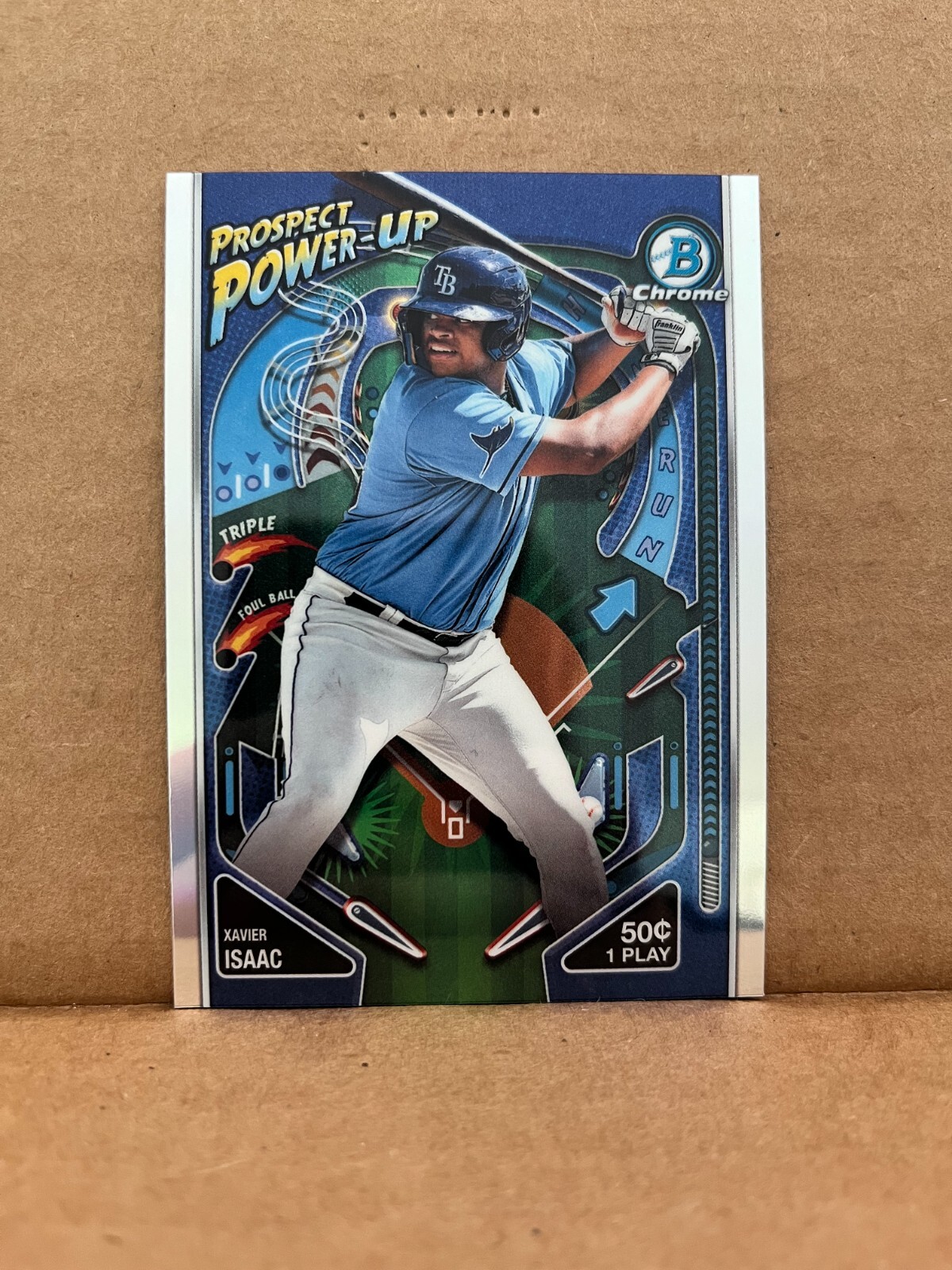 Xavier Isaac 2024 Bowman Chrome Prospect Power Up Insert PP-15