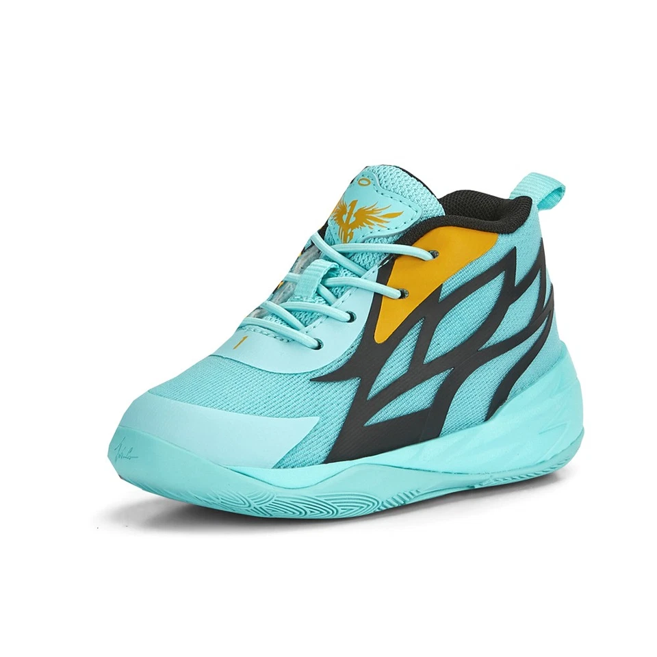 PUMA Mb.02 Buzz City Basketball Toddler Boys Green Sneakers Athletic Shoes 3912 - Image 2 of 4