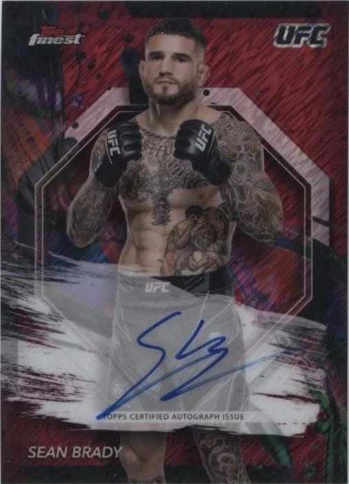 2024 Topps Finest UFC - Sean Brady #FA-SBY for sale | eBay