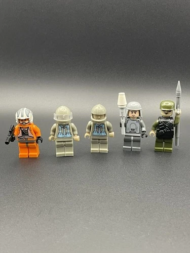LEGO Star Wars Assorted Rebel Minifigure Lot 5 lego guys