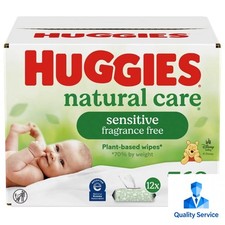 Huggies Natural Care Sensitive Unscented Baby Wipes Count 768ct