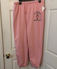 NWT Strawberry Shortcake Juniors Joggers Sweatpants High-Rise Pink Sz XL
