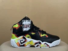 Fila MB Jamal Mashburn Basketball Shoes Black Red Orange 1BM01745-024 Men's 11