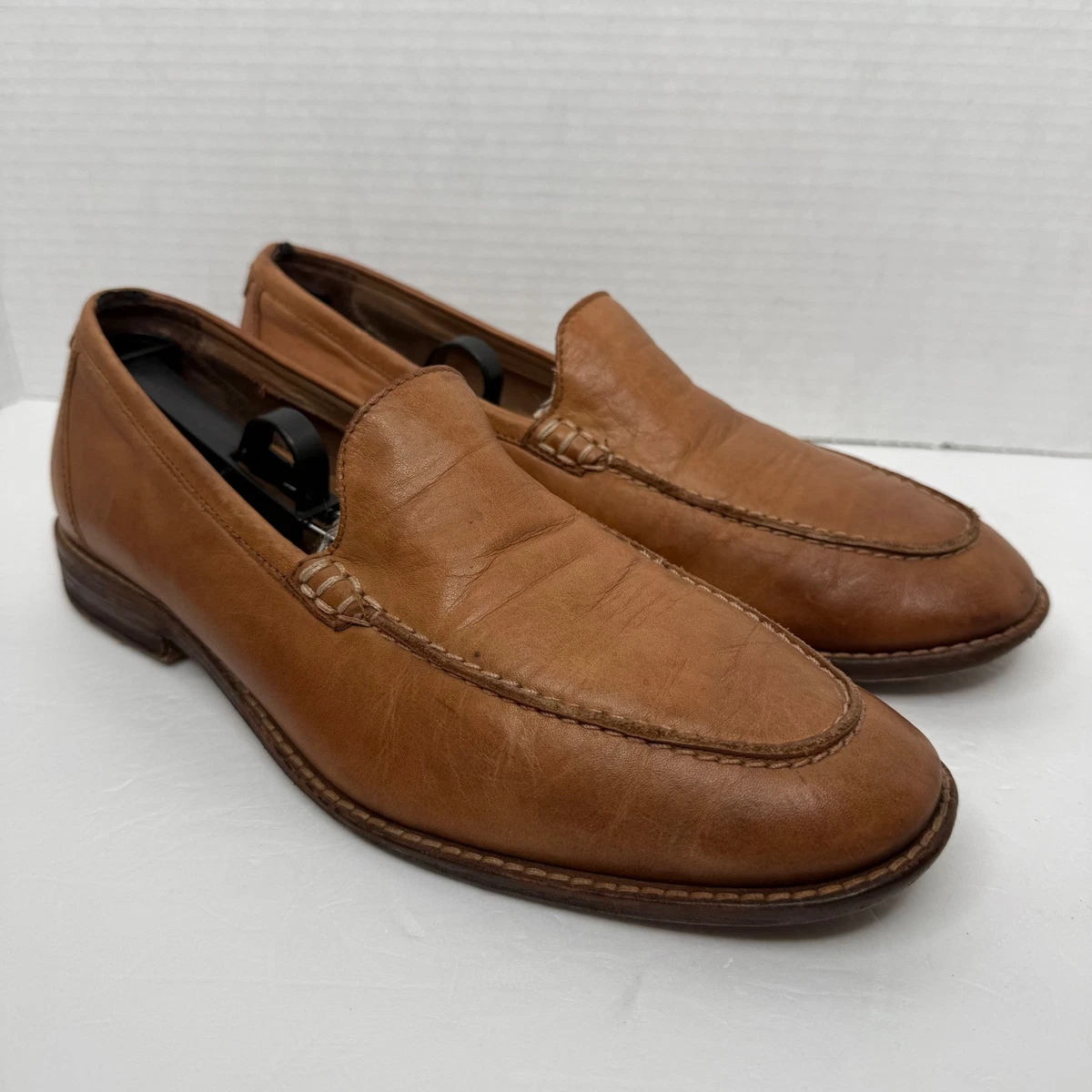 Cole Haan Holmes Camp Co5145 Black And Brown Size‎ 11 Cole Haan Loafer Leather Upper Casual Shoes for Men for sale  main image 3