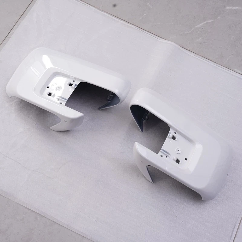 For 2021-2026 Ford F150 F-150 White Mirror Cover Cap Replacement w/ Signal Cut