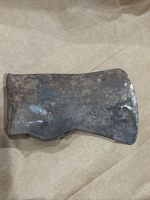 Vintage Jersey Pattern Axe Head Single Bit Felling Axe Rustic Old Tool Unmarked
