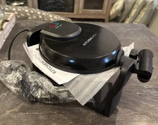 KitchenSmith Waffle Maker Black Nonstick New No Box