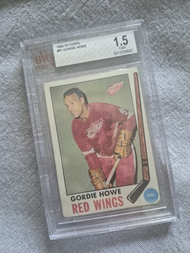 Gordie Howe #61 1969 Topps card