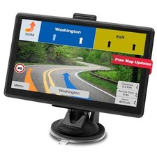 GPS Navigator for Car with 2025 Maps Free Lifetime Update, 7 Inch Car GPS