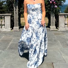 Jenny Yoo Sutton Dress Peony Garden Blue Multi 10