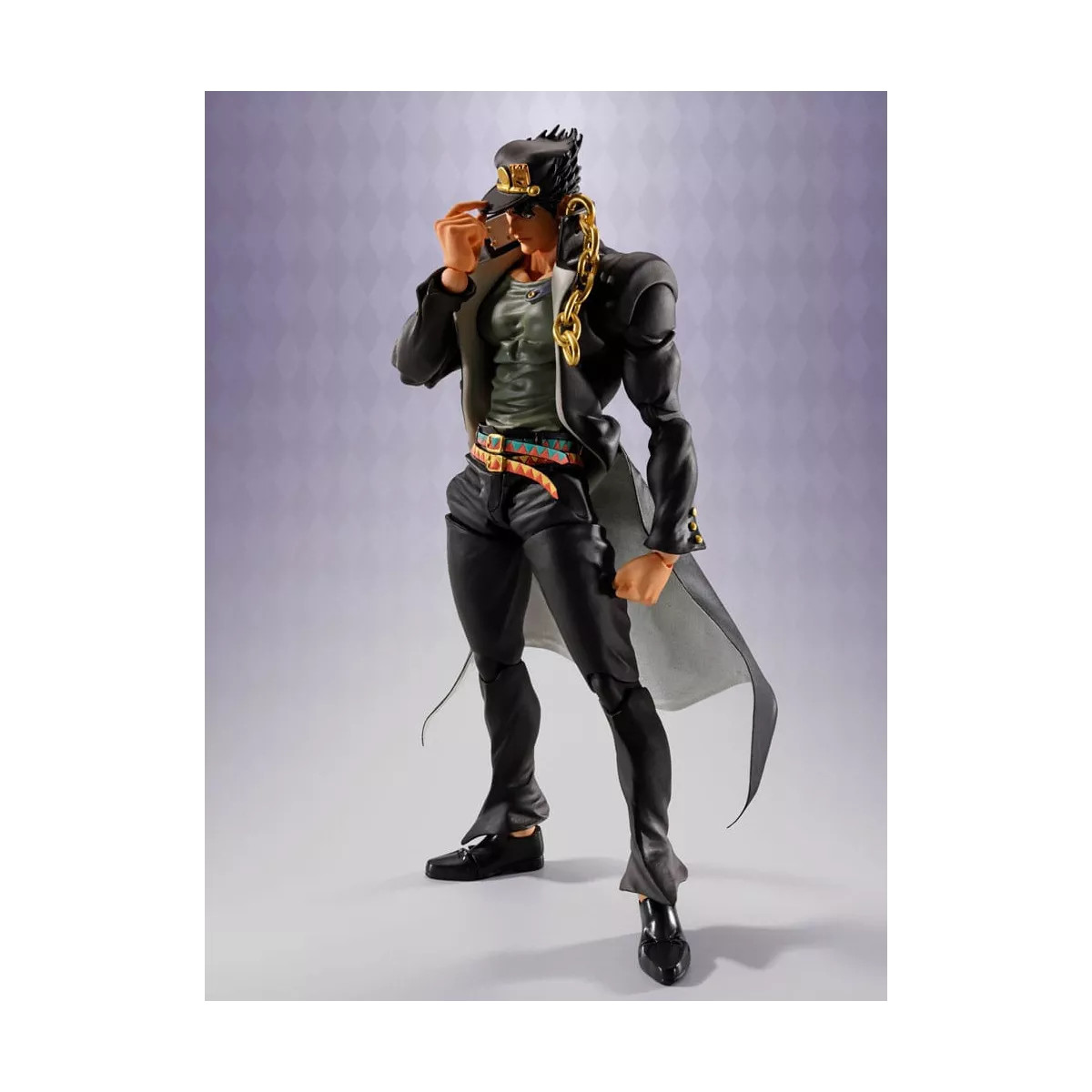 JOTARO KUJO figurine articulée haut de gamme S.H. Figuarts Tamashii Nations en PVC de 15 cm