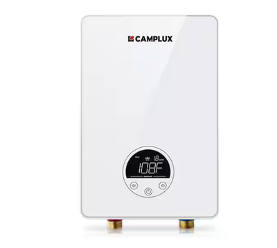 #ad CAMPLUX Tankless Water Heater Electric 4.5kW 120V Small Instant Hot Water Heater $75.00
