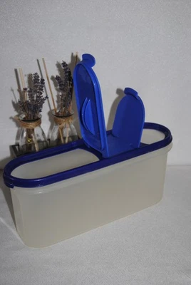 🌟TUPPERWARE Boite Modulaire Ovale Grande Hermétique 27 x 11 x 8 Cm - Photo 1/3
