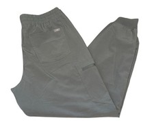Figs Zamora W21SW2036 Size Large Jogger Scrub High Rise Dark Sage Grey Green