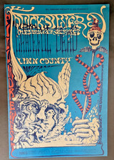 Grateful Dead Quicksilver  Linn County  Fillmore Concert Poster  1968  BG 144-1