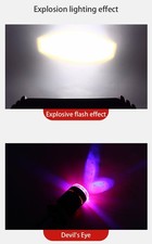 13W H4 BA20D Lumière Diable Oeil Ampoule Sécurité Éclairage Matériel PC Alu