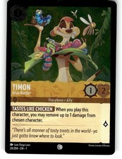 Timon 24/204 Disney Lorcana The First Chapter Common, Cold Foil NM
