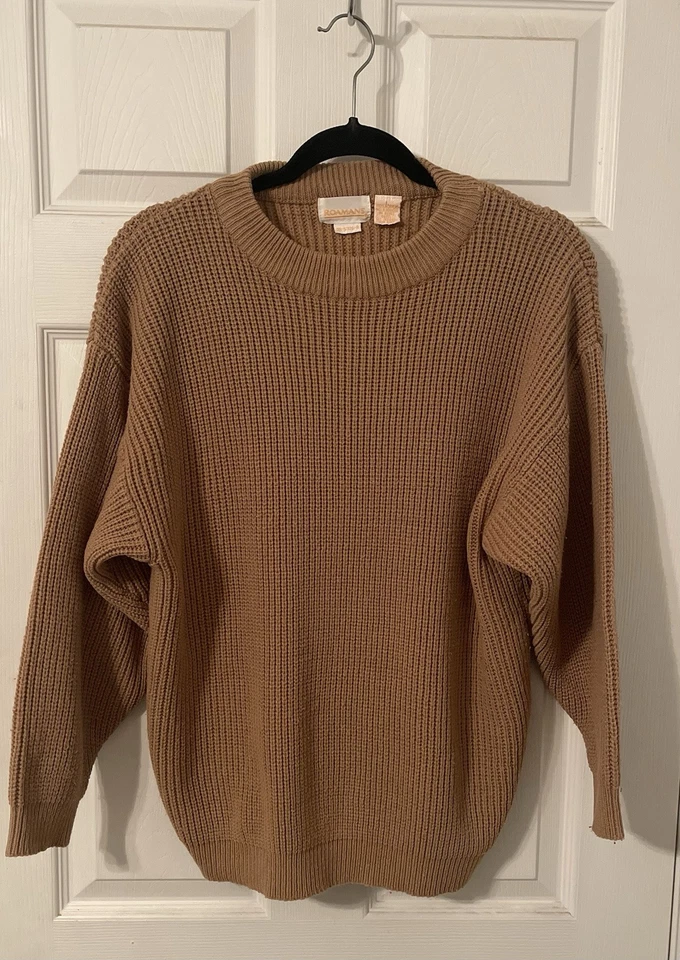 Винтажный желтовато-коричневый свитер Roamans  - Изображение 2 из 4