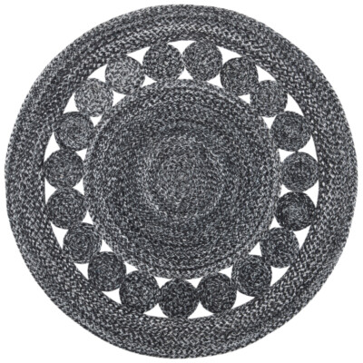SAFAVIEH Cape Cod CAP225H Handwoven Charcoal Rug