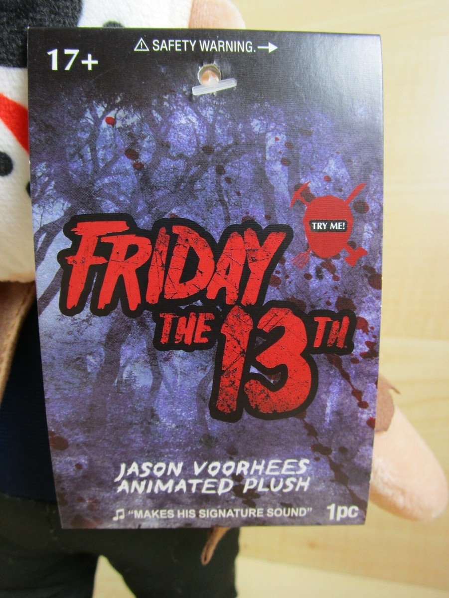 Friday the 13th JASON VOORHEES ANIMATED PLUSH DOLL 17+ walks sound