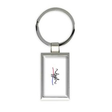 Egypt Flag Colors : Gift Rectangular Keychain Egyptian Travel Expat Country