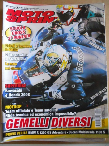 Motosprint Nr.1-2 2008 Test BMW R 1200 GS Adventure Ducati Multistrada 1100 [P67]