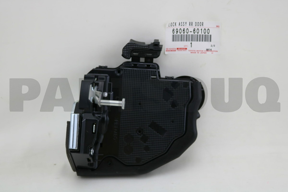 6906060100 Genuine Toyota LOCK ASSY, REAR DOOR W/MOTOR, LH 69060