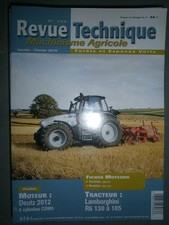 Lamborghini tracteur R6 130 140 160 175 185 : revue technique RTMA 188