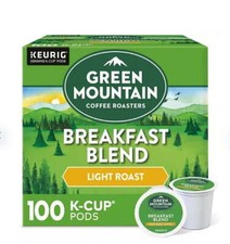 Green Mountain Green Mountain Coffee Breakfast Blend K-Cup Pods, 100 Ct, 100