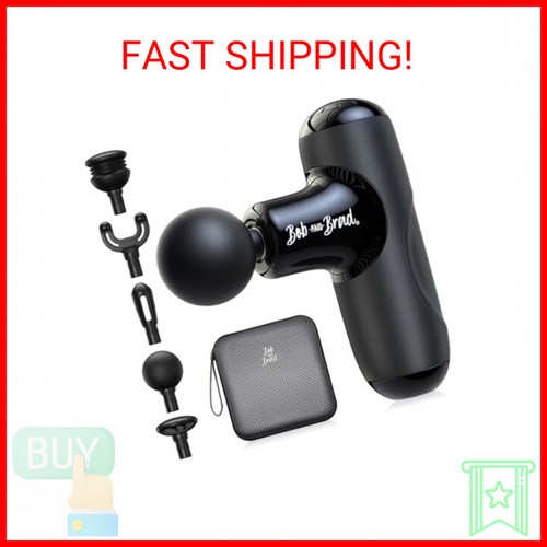 BOB AND BRAD Q2 Mini Massage Gun, Pocket-Sized Deep Tissue Massager Gun, Portabl