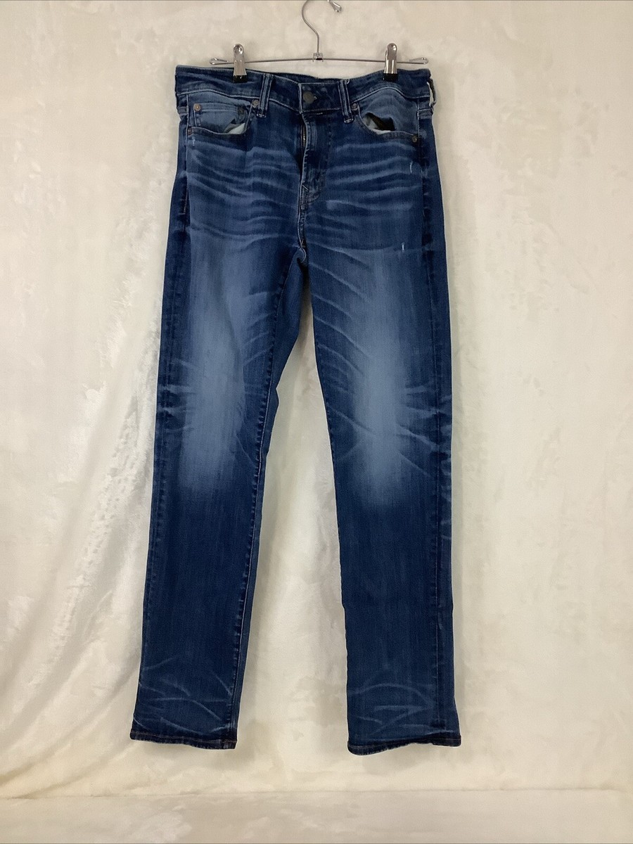 新品！AMERICANEAGLE MEDIUM LEVEL FLEX 34×30 Jeans Mens 30x34 American Eagle Next Level Flex Original