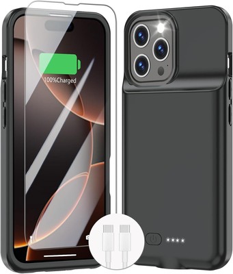 Battery Case for iPhone 16 Pro Max 15W Fast Charging Case Charger 8500mAh Ultra