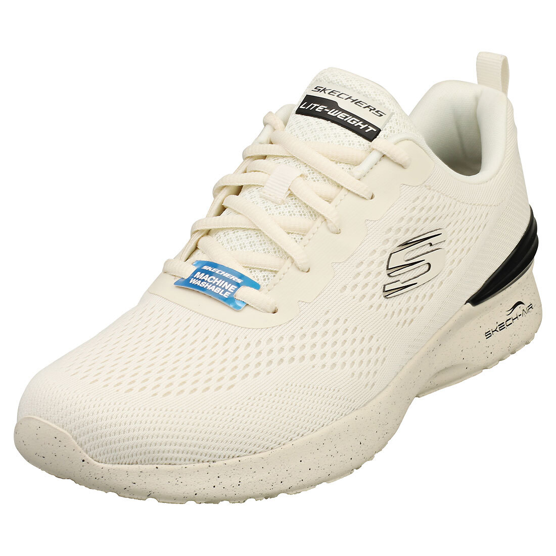 Skechers Skech-air Dynamight Vegan Damen Natural Black Sneaker