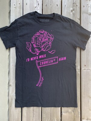 Taylor Swift I'd Never Walk Cornelia St Again Black T-shirt Size