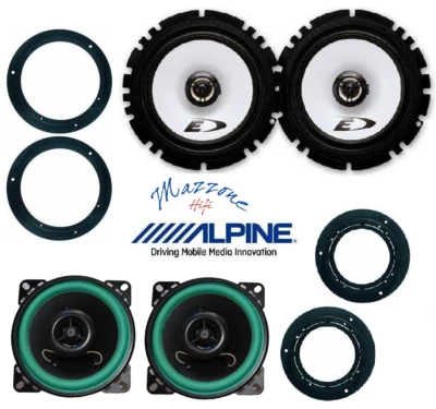 ALPINE- IPNOSIS ALPINE IPNOSIS Kit 4 casse PER MERCEDES CLASSE A W169 B W245 SUPP ANT/POST AUTO