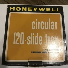 HONEYWELL CIRCULAR 120 Slide Tray Previewer Projector  3 Count 
