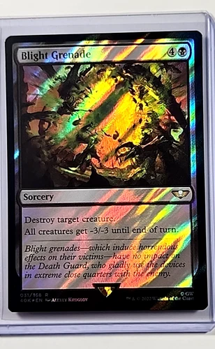 2022 MTG Magic the Gathering Warhammer 40000 40k Surge Foil #31 Blight Grenade