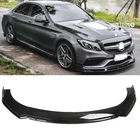 Glossy Black Front Bumper Lip Splitter Spoiler For Mercedes-Benz CLA200 250 C117