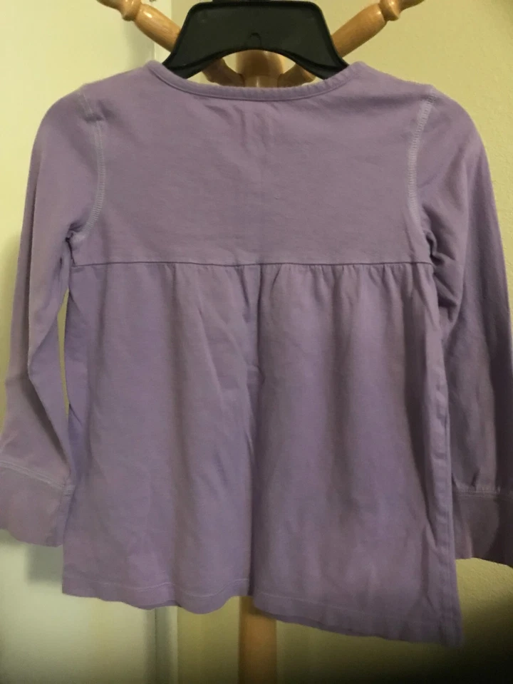 Top/vestido de manga larga Circo S 100 % algodón lavanda para niña Foto 3 de 4