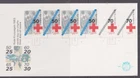 Netherlands 1983 Red Cross Booklet Pane  First Day Cover 211 - Unaddressed