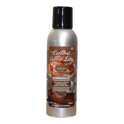 Smoke Odor Exterminator Caramel Vanilla Latte Air Freshener Spray - 7 oz / 198 g