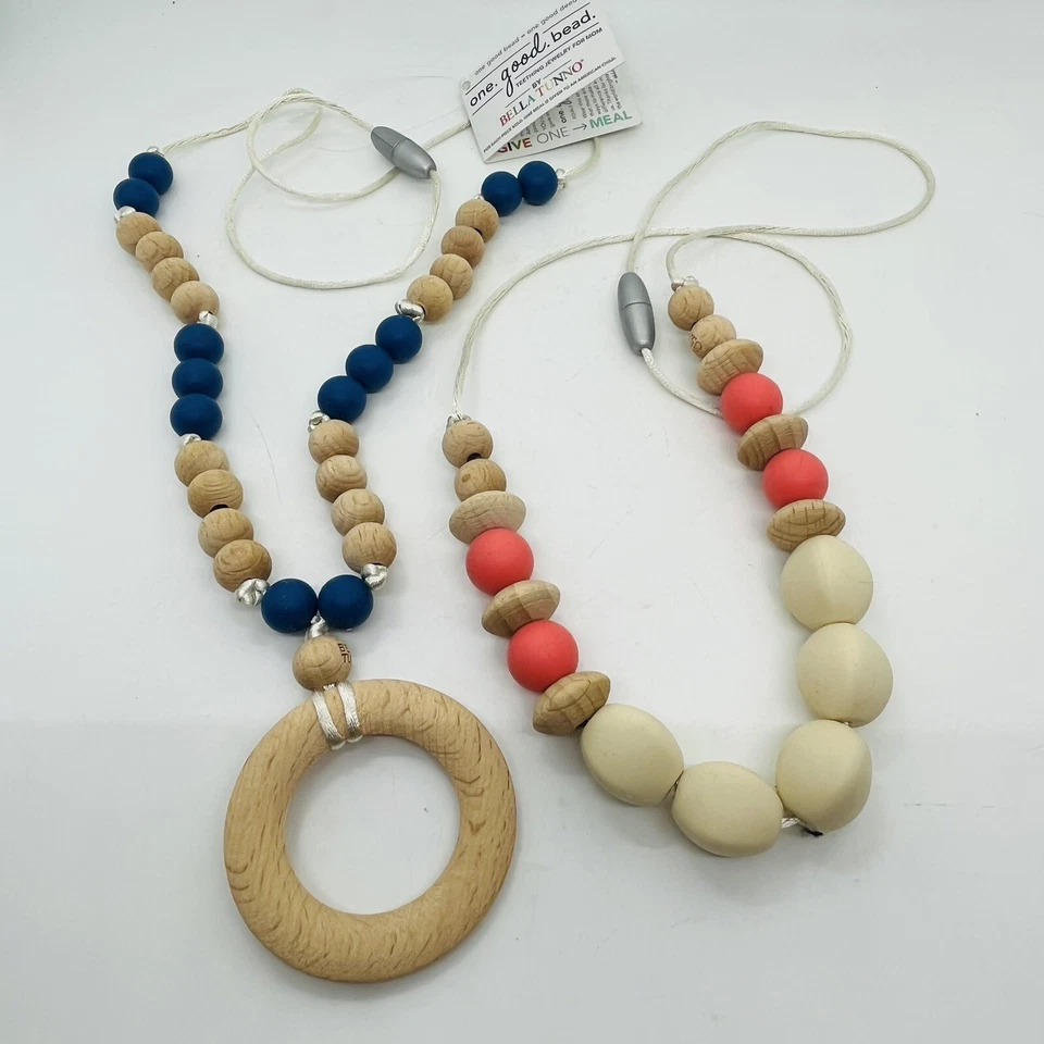 Colar Bella Tunno (Conjunto de 2) NOVO COM ETIQUETAS Joia para Dentição para Mãe e Bebê - Imagem 3 de 4