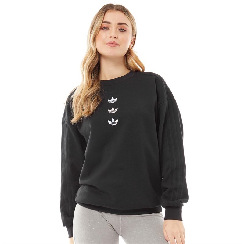 adidas Originals Womens Boyfriend Crew Sweatshirt Size UK4 UK