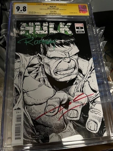 INCREDIBLE HULK #3 (Legacy #770) 2022 CGC 9.8 Double Signed R. Ottley & D. Cates