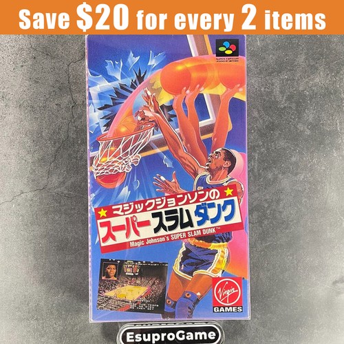 Jeu Vidéo Magic Johnson - Super Famicom (SNES) - Cartouche Seule - État Correct