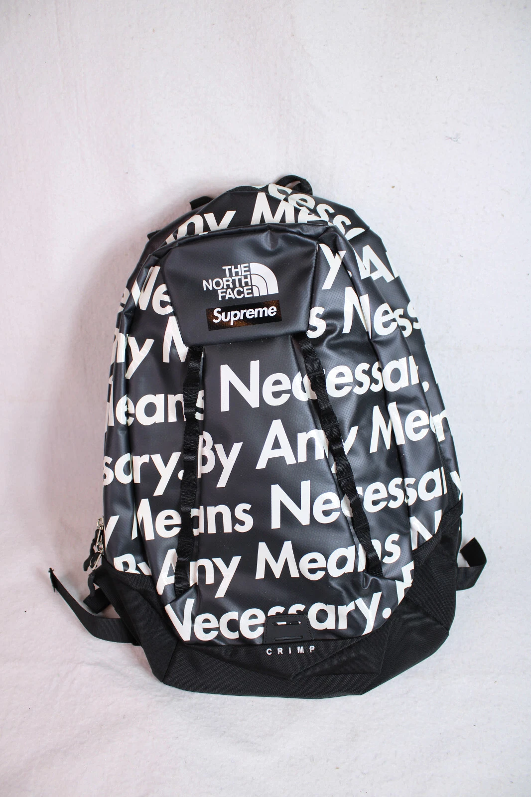 Supreme Backpack The North Face Authentique Base Camp Sac à Dos à Sertir Noir Blanc