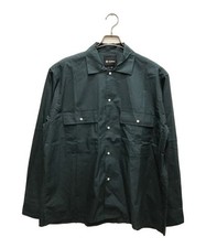 GOLDWIN          Double pocket open collar shirt green GL53144