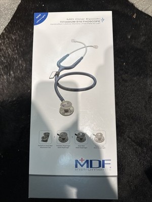 MDF Instruments MD One Epoch Titanium Adult Stethoscope Purple MDF777DT