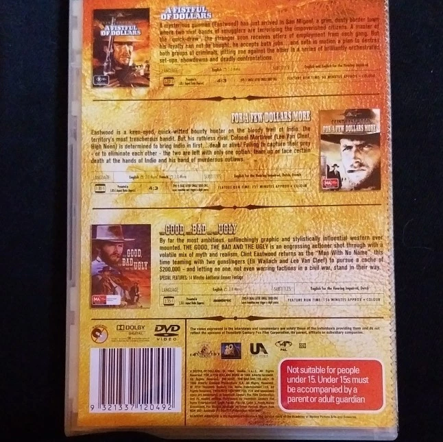 Clint Eastwood: The Collection 3 Movie Box Set DVD